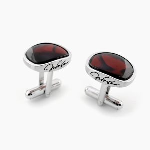 Spinki do mankietów podpisane przez Prezydenta Lecha Wałęsę